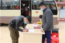 Cao Bằng: Công dân trở hoàn thành cách ly tại Trung Đoàn 852 trở về địa phương